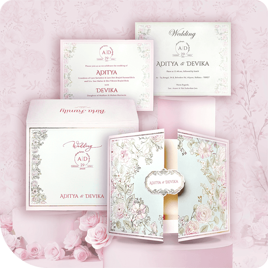 Door wedding invitation, acrylic wedding card, royal wedding invite, heritage wedding stationery, luxury wedding card.