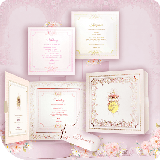 Sweet box wedding invitation, acrylic wedding card, grand wedding invite, luxury wedding stationery, elegant wedding card
